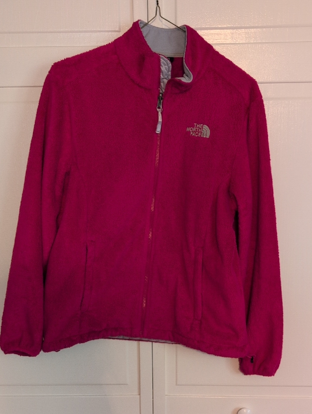 The North Face Hot Pink Full-Zip Women's Osito Jacket Size L